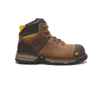 Caterpillar Kängor Sverige - Excavator Superlite Waterproof Nano Toe Arbetsskor Herr Bruna NXK-180246